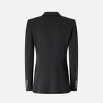 Blazer monopetto in viscosa effetto scuba 104903A1L3 Z99 PINKO Black 