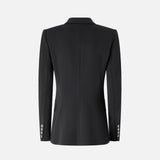 Blazer monopetto in viscosa effetto scuba 104903A1L3 Z99 PINKO Black 