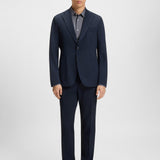 Camicia slim fit in tessuto performance 50533434 10253542 01 404 BOSS Dark blue 