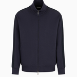 Felpa full zip con lettering a rilievo 6D1MA8 1JHSZ 0920 EMPORIO ARMANI Blue 
