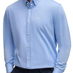 Camicia regular fit con botton down al collo 50469378 10239284 01 450 BOSS Light pastel blue 