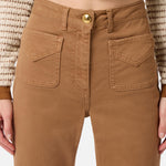 Jeans a zampa con taschini PJ22N61E2 AI6 ELISABETTA FRANCHI Daino 