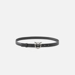 Cintura in pelle 100143A0F1 Z99O PINKO Nero/old silver 