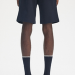 Bermuda in felpa di cotone S8505 608 FRED PERRY Navy 