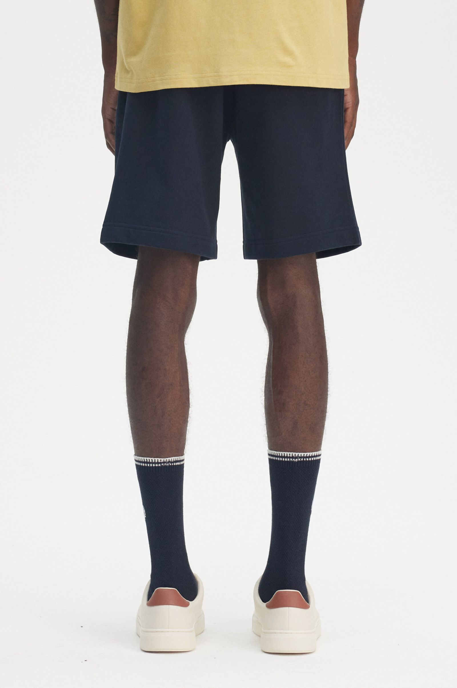 Bermuda in felpa di cotone S8505 608 FRED PERRY Navy 