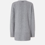 Cardigan lungo con scollo a V 105451A2Q9 II2 PINKO Grigio monumento 