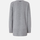 Cardigan lungo con scollo a V 105451A2Q9 II2 PINKO Grigio monumento 