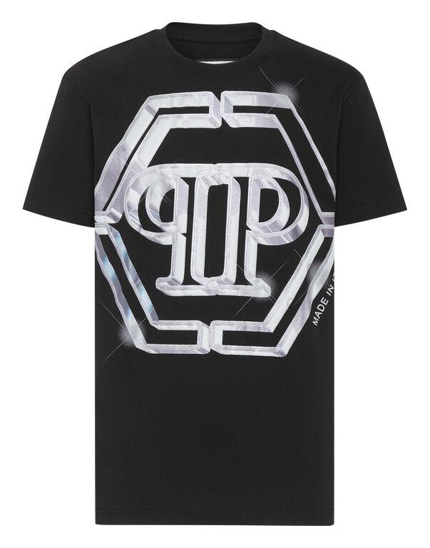 T-Shirt girocollo stampata MTK6445 PJY002N 02 02 PHILIPP PLEIN Black 