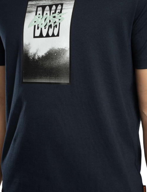 T-Shirt manica corta 50561846 10277382 01 404 BOSS Dark blue 