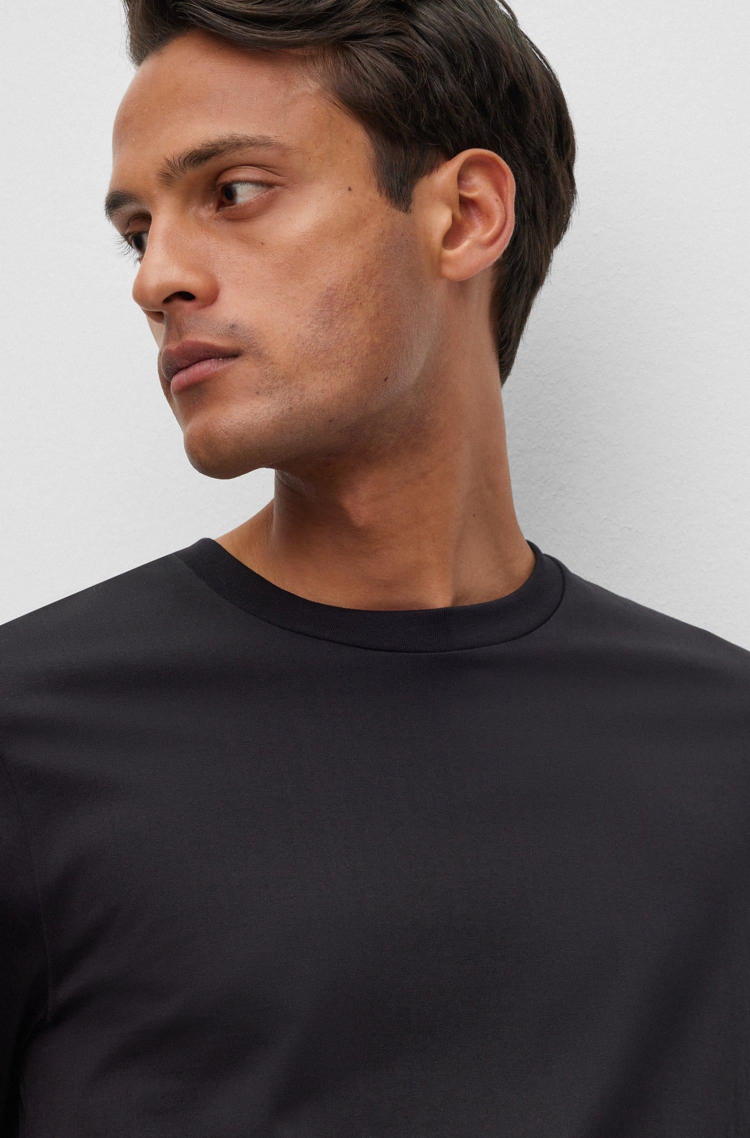 T-Shirt manica corta 50468972 10241525 01 001 BOSS Black 