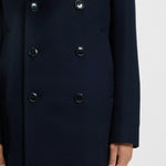 Peacoat in lana e cachemire 50551081 10273687 01 404 BOSS Dark blue 