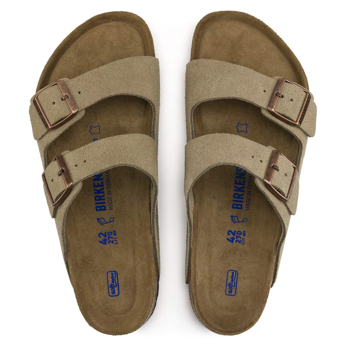 Ciabatta in suede ARIZONA SFB 951303 TAUPE BIRKENSTOCK Taupe 