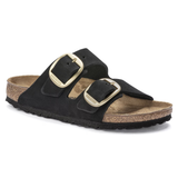 Ciabatta in suede ARIZONA BIG BUCKLE 1023290 BLACK BIRKENSTOCK Black 