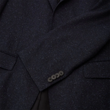 Giacca slim fit in lana elasticizzata 50528083 10167647 401 BOSS Dark blu 