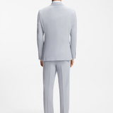 Abito due pezzi regular fit in bouclé elasticizzato 50561822 10279246 01 466 BOSS Light blue 