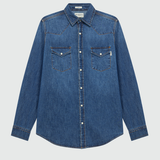 Camicia in denim stone washed RRU400 CP20 2798 0999 ROY ROGER'S Denim 
