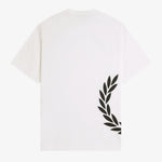 T-Shirt manica corta M2440 129 FRED PERRY Snow white 