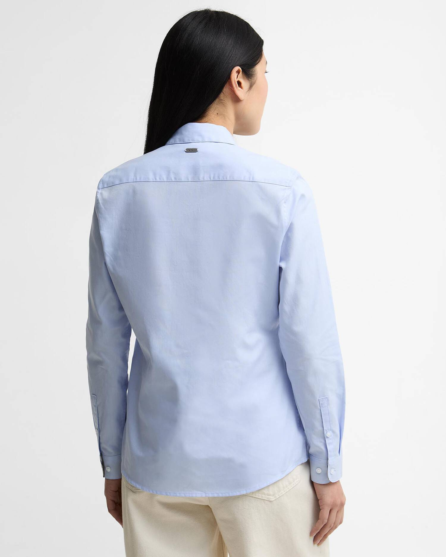 Camicia in cotone oxford LSH1409 LSH BL13 BARBOUR Pale blue/hessian tartan 
