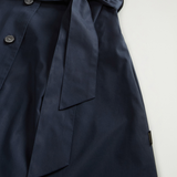 Vestito chemisier in popeline di puro cotone con cintura CFWWDR2022FRUT3944 3989 WOOLRICH Melton blue 