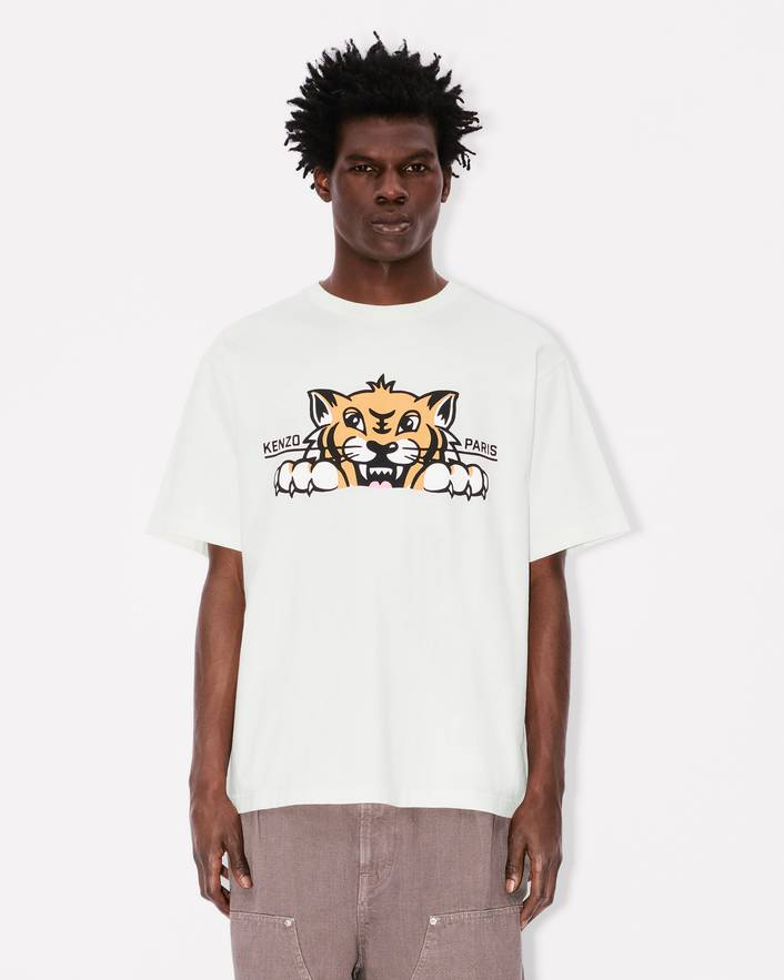 T-Shirt manica corta FF65TS4514SG 02 KENZO Off white 