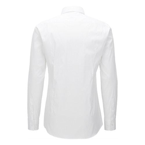 Camicia slim fit in cotone elasticizzato JASON 10151300 02 100 BOSS White 