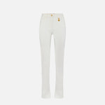 Jeans skinny con lucchetto gioiello PJ29I61E1 360 ELISABETTA FRANCHI Avorio 