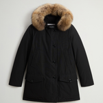 Parka con quattro tasche e pelliccia removibile CFWWOU0540FRUT0001 BLK WOOLRICH Black 