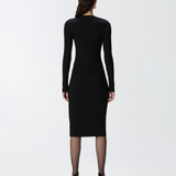 Maglia girocollo in cannetè di lana 104020A15S Z99 PINKO Nero 