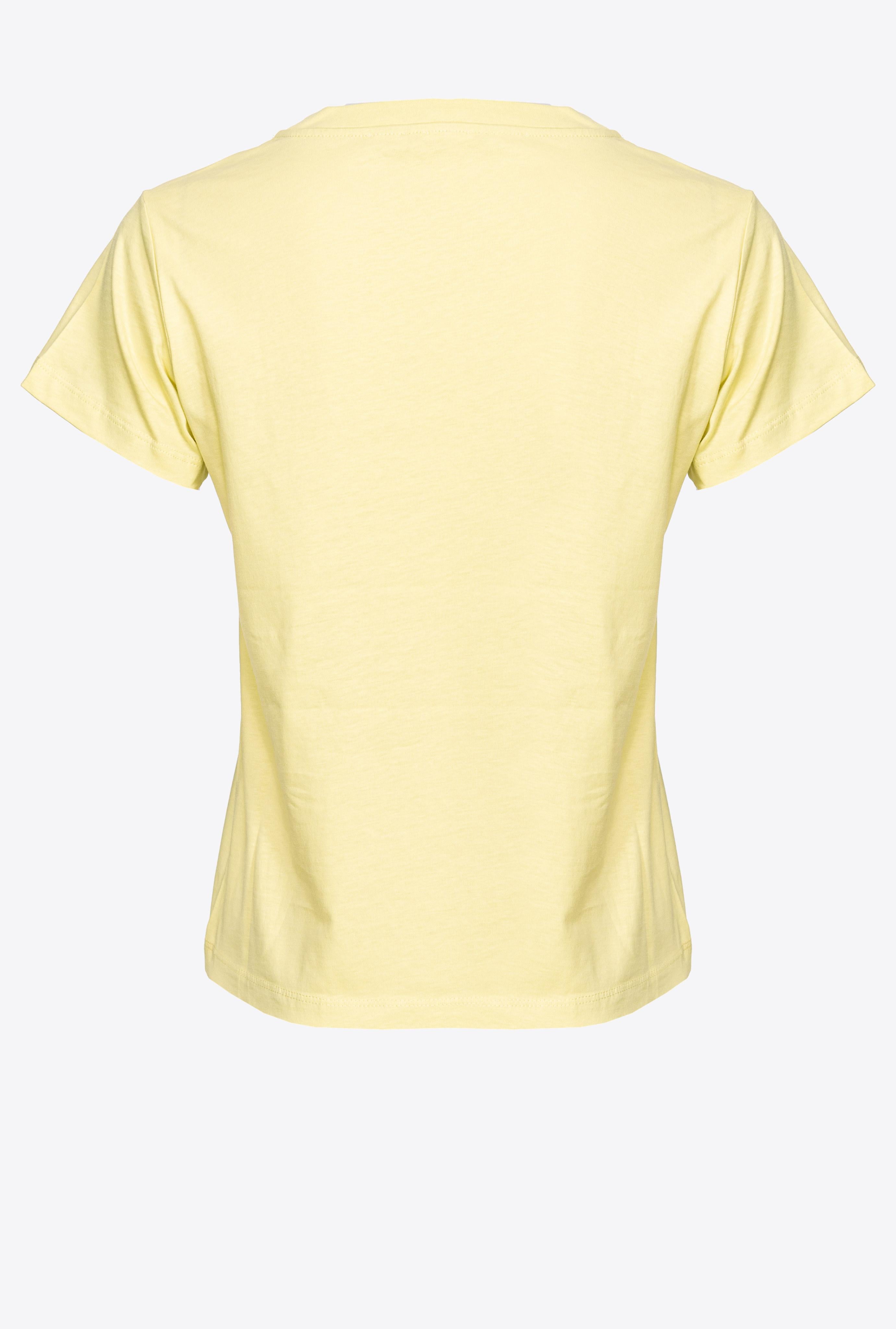 T-Shirt manica corta 100373A1N8 H23 PINKO Yellow 