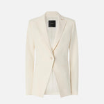 Giacca slim fit 105687A2QV Z00 PINKO Bianco-gelato vaniglia 