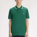 Polo manica corta M3600 81B FRED PERRY Sptgrn/ltic/ltic 