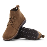 Stivale in suede allacciato UPPSALA MID 1030088 DARK TEA BIRKENSTOCK Dark tea 