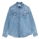 Camicia in denim stone washed RRU400 CP20 2866 0999 ROY ROGER'S Denim 