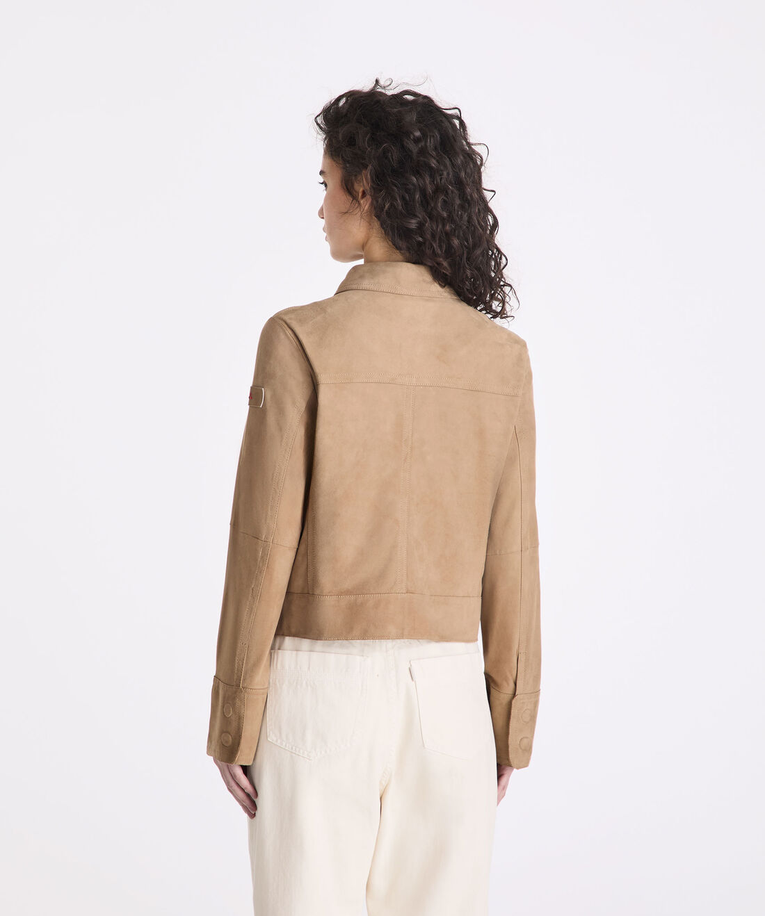 Giubbotto in suede PED5567 99012407 794 PEUTEREY Beige 