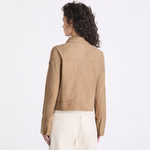 Giubbotto in suede PED5567 99012407 794 PEUTEREY Beige 
