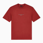 T-shirt in jersey misto lyocell con logo effetto 3D EM002838 AF10761 U5035 EMPORIO ARMANI Red ochre 