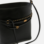 Borsa a secchiello in pelle 106339A0QO Z99Q PINKO Nero-antique gold 