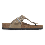 Infradito in pelle scamosciata GIZEH RIVET 1029388 TAUPE BIRKENSTOCK Taupe 