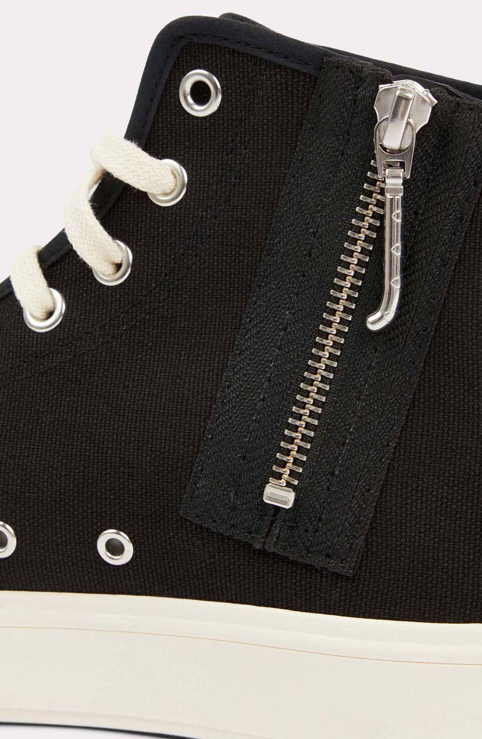 Sneaker alta in canvas di cotone FD55SN020F73 99 KENZO Black 