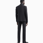 Abito monopetto in lana stretch EM000098 TE10404 UC001 EMPORIO ARMANI Black beauty 