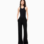 Pantaloni in jersey di cotone e modal 7W000961 AF12501 UC0001 EA7 Black 