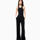 Pantaloni in jersey di cotone e modal 7W000961 AF12501 UC0001 EA7 Black 