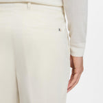 Pantalone in velluto elasticizzato 50551574 10243907 01 131 BOSS Open white 