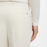 Pantalone in velluto elasticizzato 50551574 10243907 01 131 BOSS Open white 