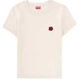 T-Shirt in cotone con ricamo FG52TS2064SO 03 KENZO Ecru 