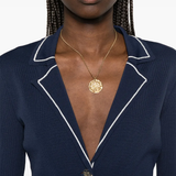 Blazer in maglia D46EI008EO0 MF049 ERMANNO FIRENZE Blue 