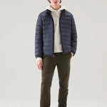 Pantaloni chino in cotone tinto in capo CFWOTR0138MRUT3343 614 WOOLRICH Dark green 