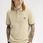 Polo manica corta M3600 12B FRED PERRY Oatm/snwh/anchgr 