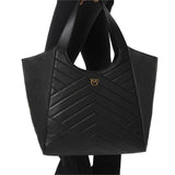 Borsa in pelle 104536A2AO Z99Q PINKO Nero-antique gold 