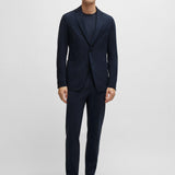 Giacca slim fit in jersey 50502488 10245125 01 404 BOSS Blue 